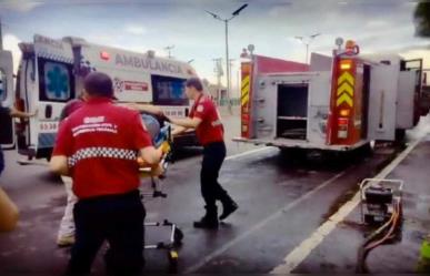 Luchan por su vida dos personas tras un choque en la México-Pachuca (VIDEO)