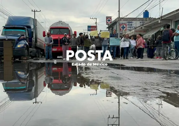 Precaución hay bloqueo en avenida Recursos Hidráulicos en Ecatepec (VIDEO)