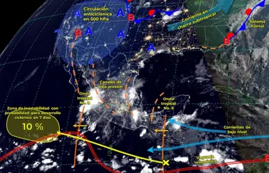 Se esperan lluvias fuertes en 10 estados del país