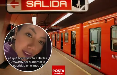 Afirma Luna Bella que mejoró seguridad en el metro de CDMX tras su video