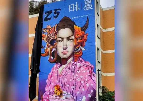 Embajador de Japón en México elogia nuevo mural en Iztapalapa