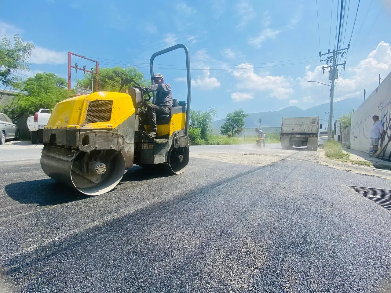 Programa de bacheo. Foto: Gobierno de Santa Catarina