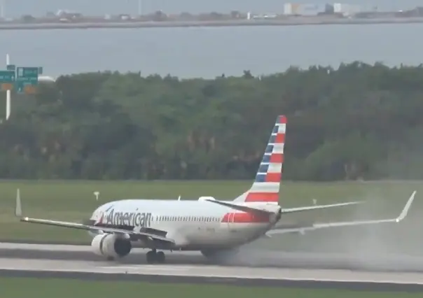 American Airlines: Explotan neumáticos del vuelo 590 (VIDEO)