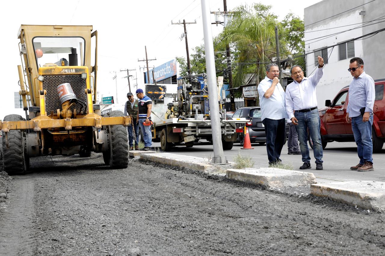 En Escobedo se trabaja para modernizar las principales calles y avenidas de la Ciudad. Foto. Gobierno de Escobedo