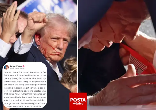 Trump da detalles del atentado que sufrió en Butler, Pensilvania