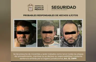 Caen tres de célula delictiva dedicada al robo de vehículos