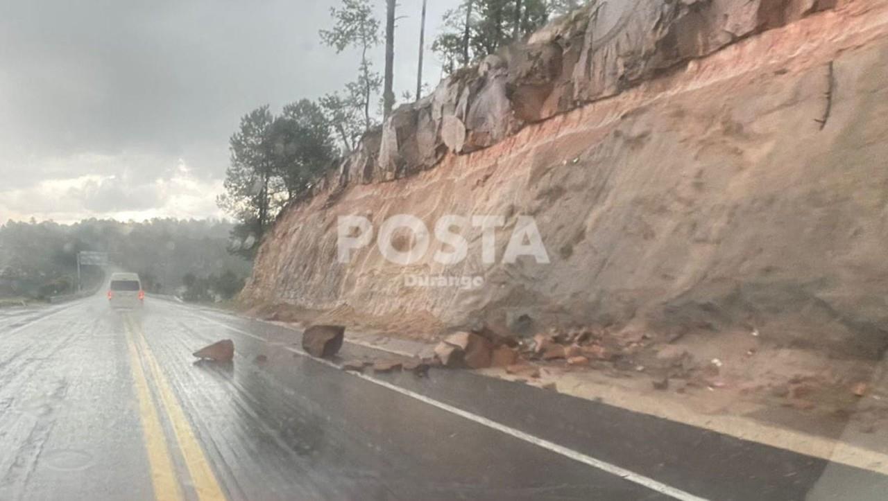 Imagen ilustrativa sobre un derrumbe en la Durango-Mazatlán. Foto: Especial/POSTAMX.