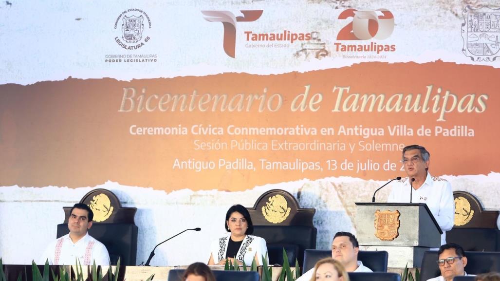 Conmemora Tamaulipas bicentenario del primer Congreso Constituyente