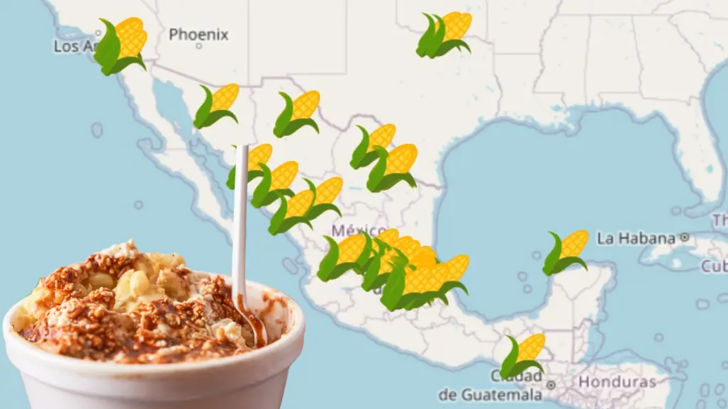 ¿Se te antojan unos esquites? Conoce el mapa interactivo de puestos de elotes