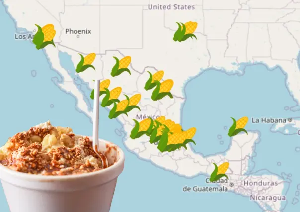 ¿Se te antojan unos esquites? Conoce el mapa interactivo de puestos de elotes