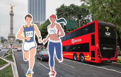 Cerrarán estas estaciones del Metrobús por el Medio Maratón de la CDMX