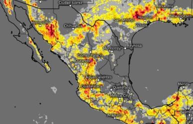 Prevén lluvias fuertes en al menos 16 estados de México