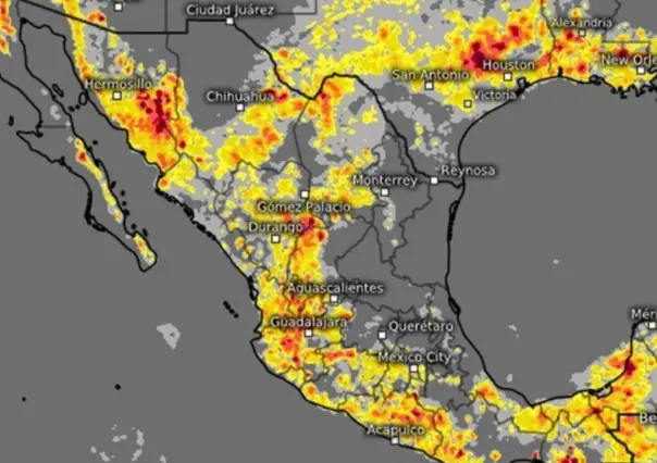 Prevén lluvias fuertes en al menos 16 estados de México