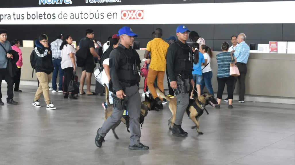 Intensifican vigilancia en central de autobuses de Monterrey