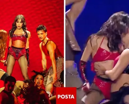 Danna Paola besa a bailarina en los Mtv Miaw y causa revuelo en redes | VIDEO