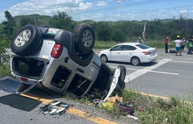 Accidente carretero deja a una persona sin vida en Montemorelos