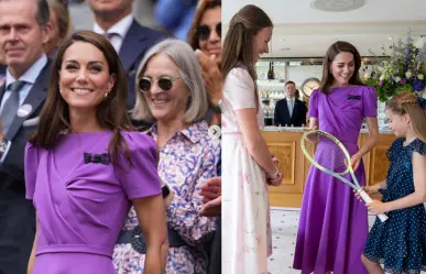 Kate Middleton reaparece sonriente en la final masculina de Wimbledon