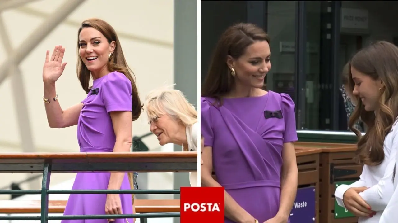 Después de una pausa debido a su tratamiento contra el cáncer, Kate Middleton volvió a Wimbledon. Foto: Redes sociales