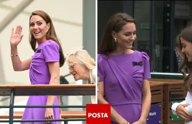 Kate Middleton regresa triunfalmente a Wimbledon tras meses de ausencia | VIDEO