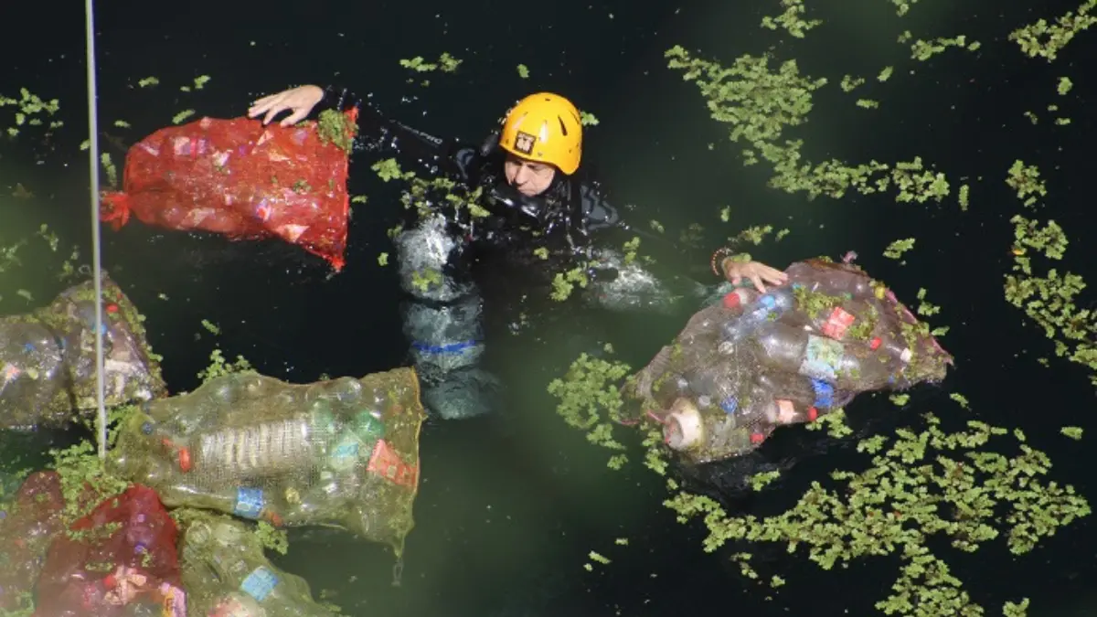 De los 24 cenotes que se tiene planeado limpiar ya se sanearon 18 Foto: Especial