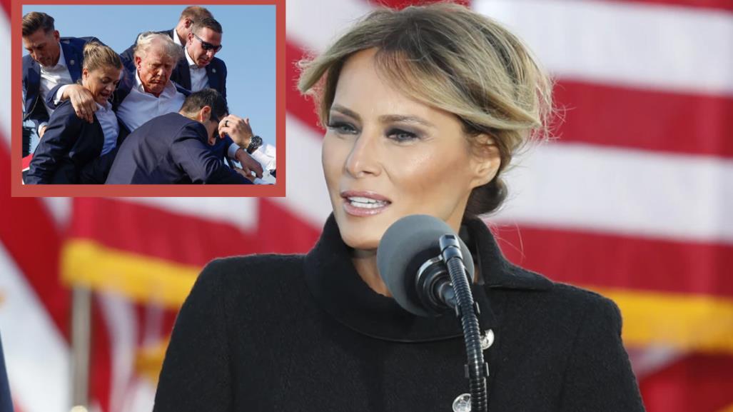 Melania Trump agradece a los agentes por proteger a su esposo durante el tiroteo