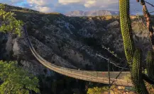 BCS tiene el puente colgante de madera más largo de América Latina