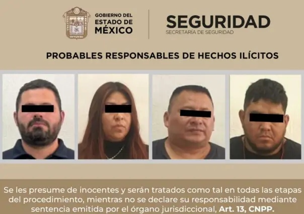 Detenidos por robo a transporte de carga en Cuautitlán Izcalli