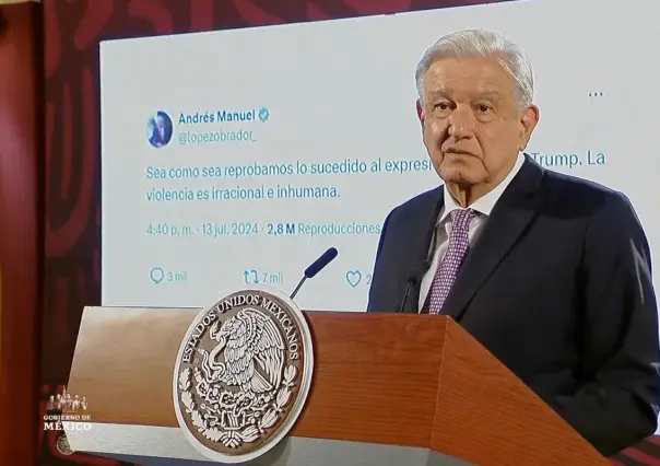 AMLO: muerte de Trump hubiera creado incertidumbre en México y el Mundo