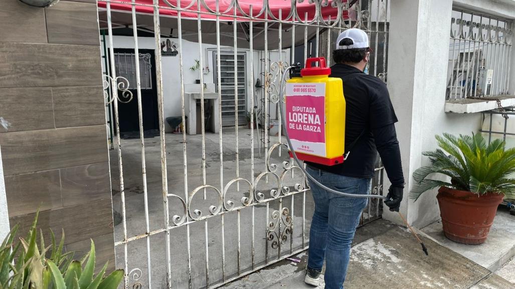 Realiza Lorena de la Garza campaña de prevención contra el dengue