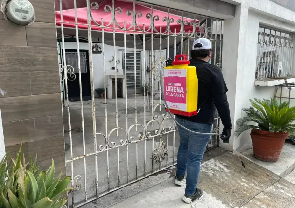 Realiza Lorena de la Garza campaña de prevención contra el dengue