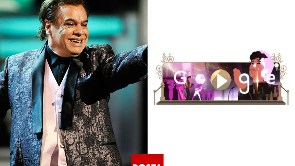 Google celebra a Juan Gabriel con un vibrante doodle