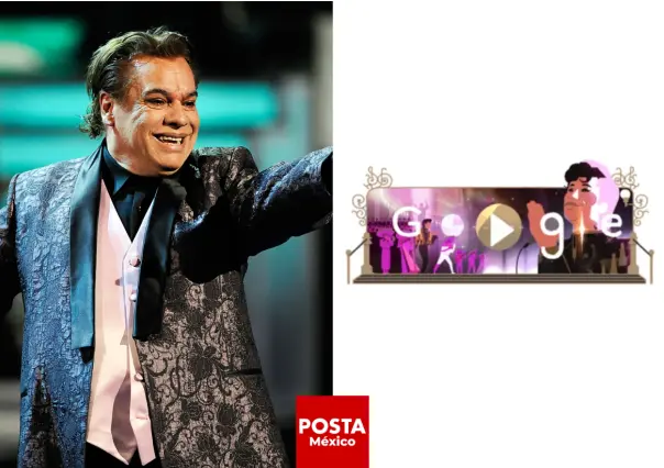 Google celebra a Juan Gabriel con un vibrante doodle