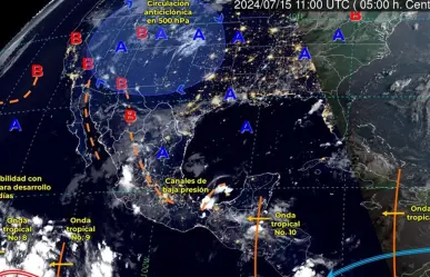 Se pronostican lluvias puntuales muy fuertes en 12 estados del país