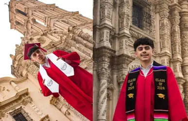 Estudiante de Texas escoge a Saltillo para sus fotos de graduación