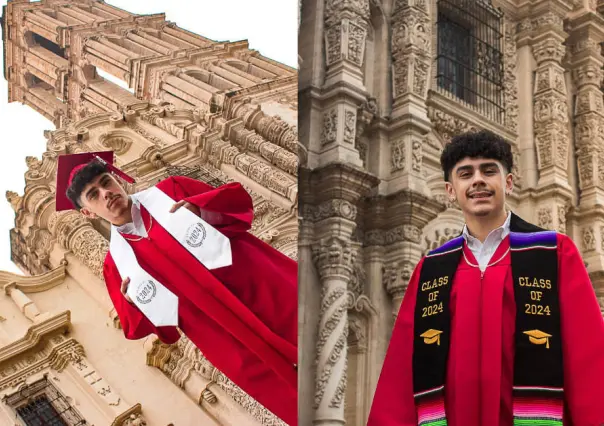 Estudiante de Texas escoge a Saltillo para sus fotos de graduación