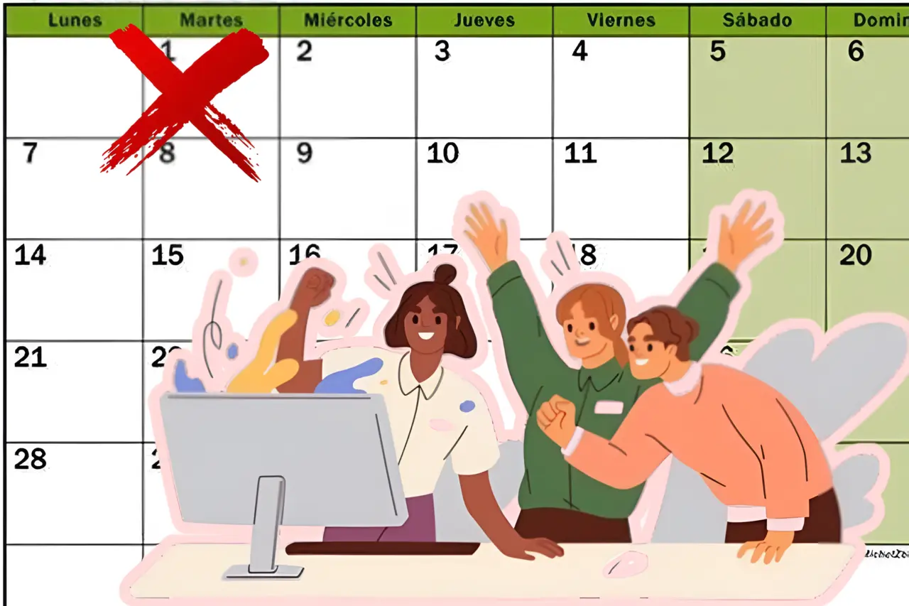 Calendario de octubre.  Foto: Especial