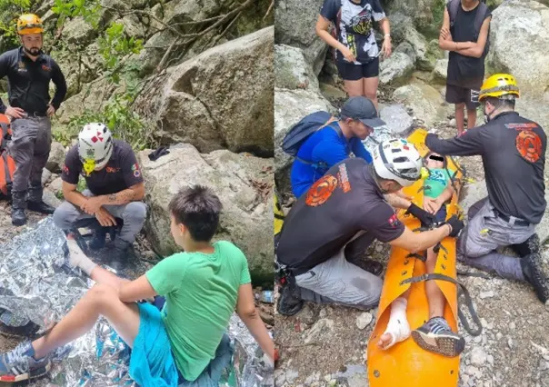 Rescate en el Cañón de la Virgen: Joven lesionado durante senderismo