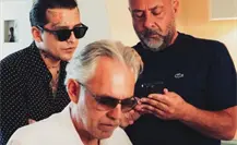 Christian Nodal invitado de lujo de Andrea Bocelli (VIDEO)