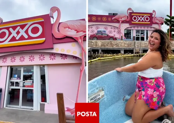 Así luce el Oxxo cerca del mar en Yucatán; para llegar debes tomar una lancha