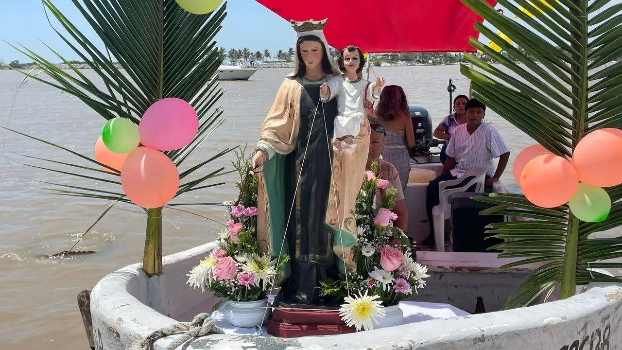 Celebran a la Virgen del Carmen, evento organizado por los municipios de Tampico, Madero y Altamira. Foto: Axel Hassel