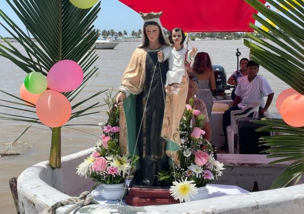 Celebran a la Virgen del Carmen en el sur de Tamaulipas