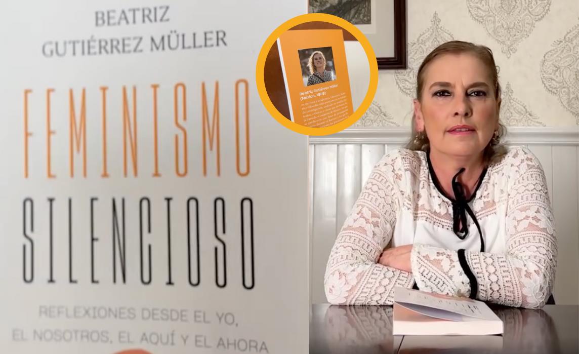 Beatriz Gutiérrez Müller, anuncia su libro Feminismo Silencioso. Foto: Captura de pantalla Facebook: @Beatriz Gutiérrez Müller