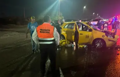 Accidente de taxi en Torreón deja cuatro lesionadas, incluyendo 3 menores