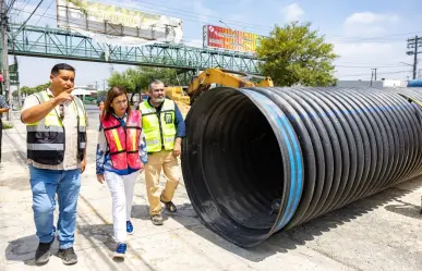 Alcaldesa Cristina Díaz supervisa avances en obras en Guadalupe