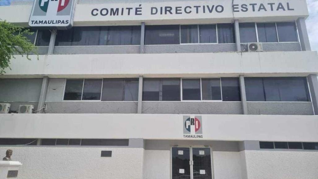 Fiscalía General de Justicia asegura edificio del PRI Tamaulipas