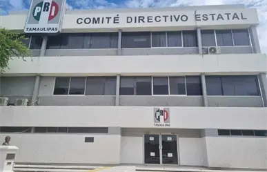 Fiscalía General de Justicia asegura edificio del PRI Tamaulipas