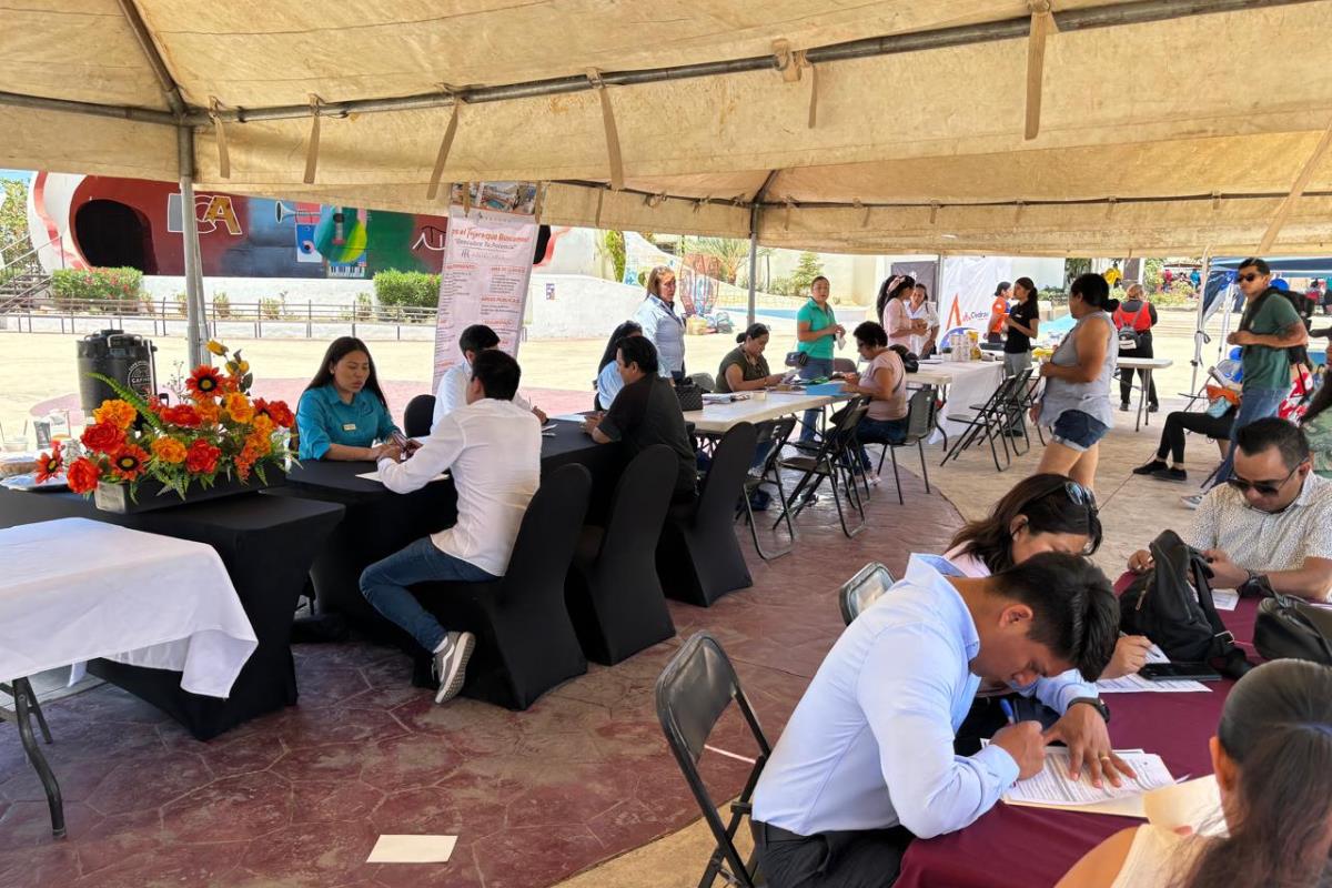 Feria de trabajo en Cabo San Lucas. Foto: Irving Thoma / POSTA BCS