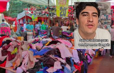 ¡De la Ibero al tianguis! Joven se viraliza por su éxito como comerciante