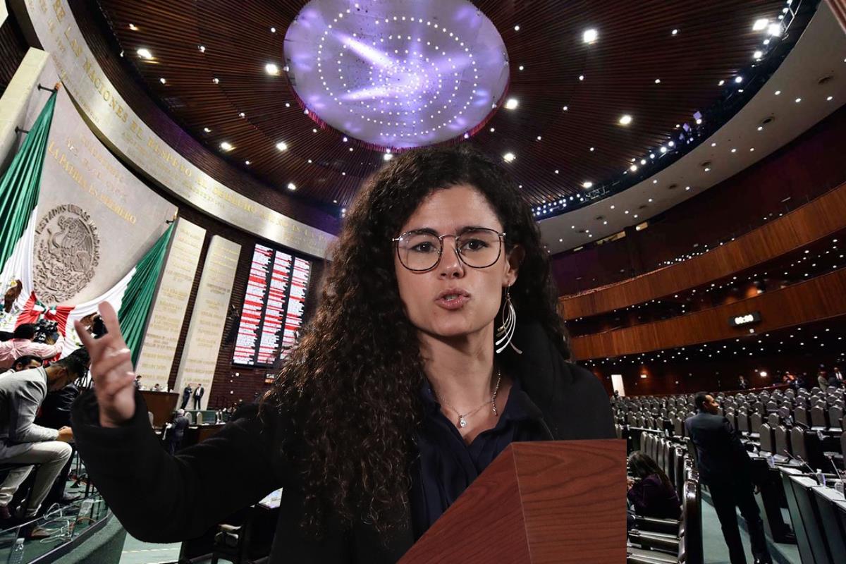 Cámara de diputados y Luisa María Alcalde. Foto: Canal del Congreso