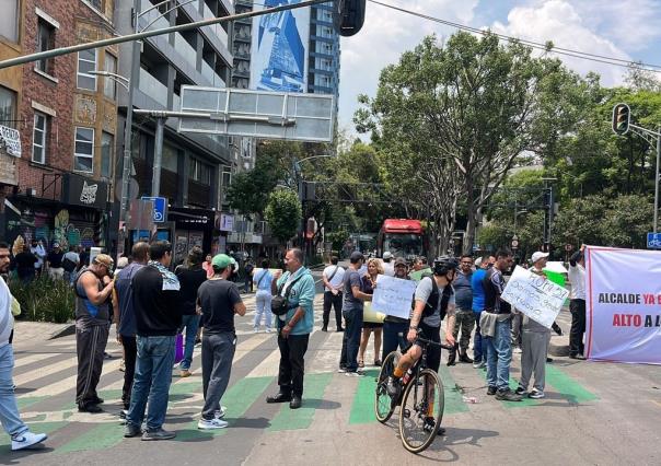 Disidencia de la Ruta 57 protesta frente a Semovi, piden les permitan trabajar